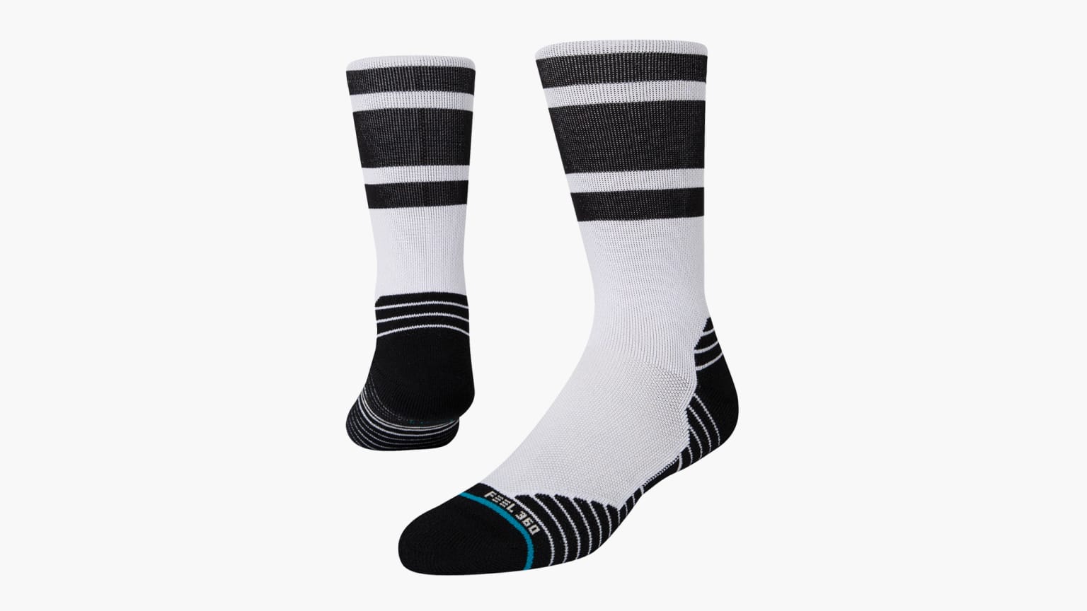 Stance Socks Boyd Mid Black White Rogue Fitness Canada